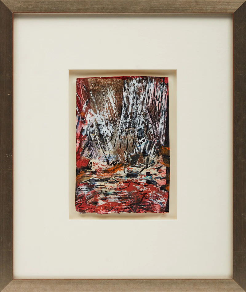 Marcelle Ferron, Sans titre, mixed media on paper, circa 1970/80 - view 2