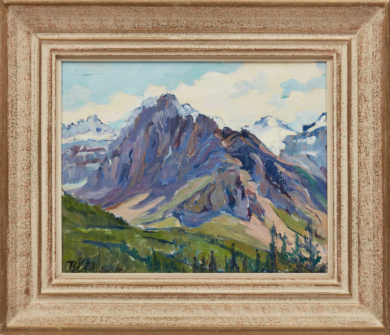 Rita Mount, Babel Tower, oil on canvas laid down on board - view 2