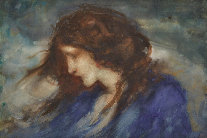 Girl’s Head by Laura Adeline Muntz Lyall