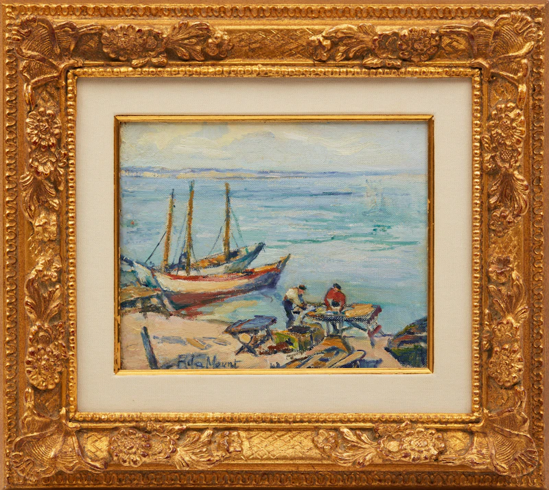 Rita Mount, Barachois, Gaspé, oil on canvas board - view 2