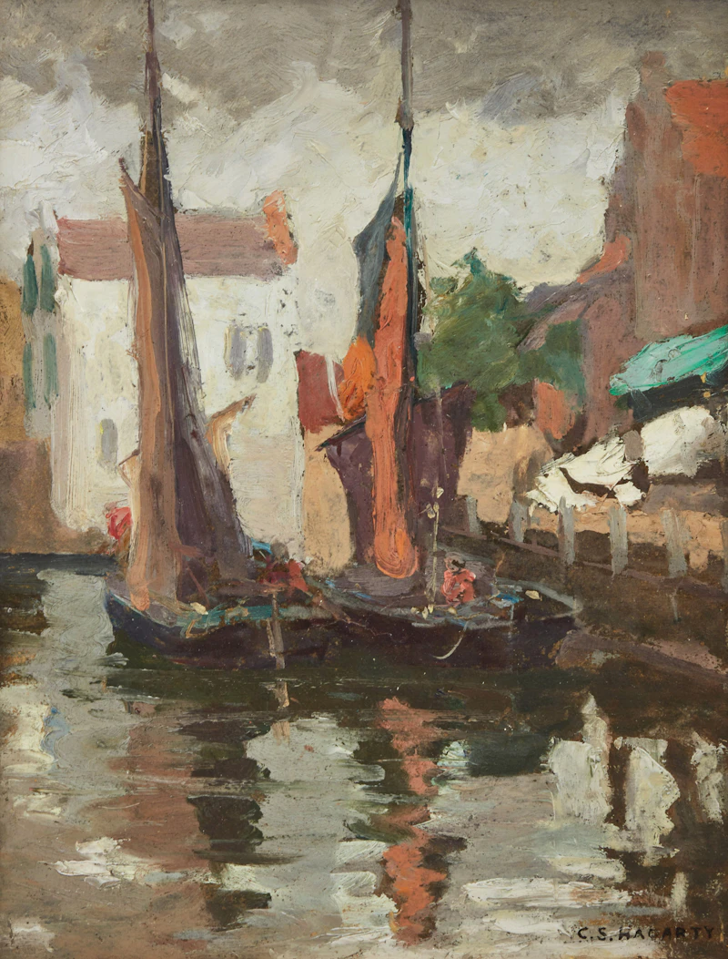 On the Quay by Clara Sophia Hagarty