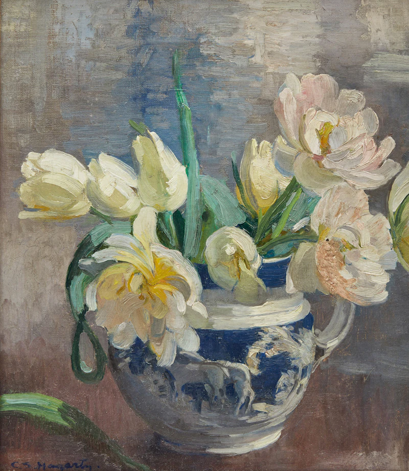 Untitled, Still Life with Tulips by Clara Sophia Hagarty