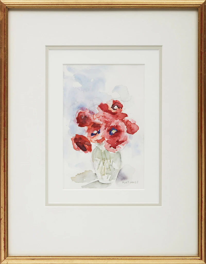 Molly Lamb Bobak, Poppies, watercolour - view 2