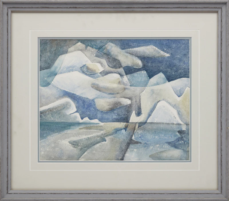 Doris Jean McCarthy, Iceberg Fantasy, watercolour, 1972 - view 2