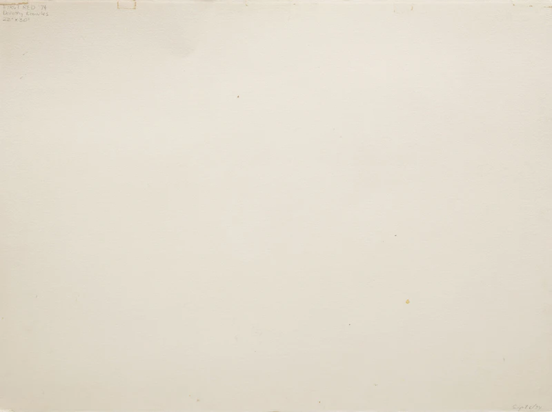 Dorothy Elsie Knowles, First Red, watercolour, 1974 - view 2