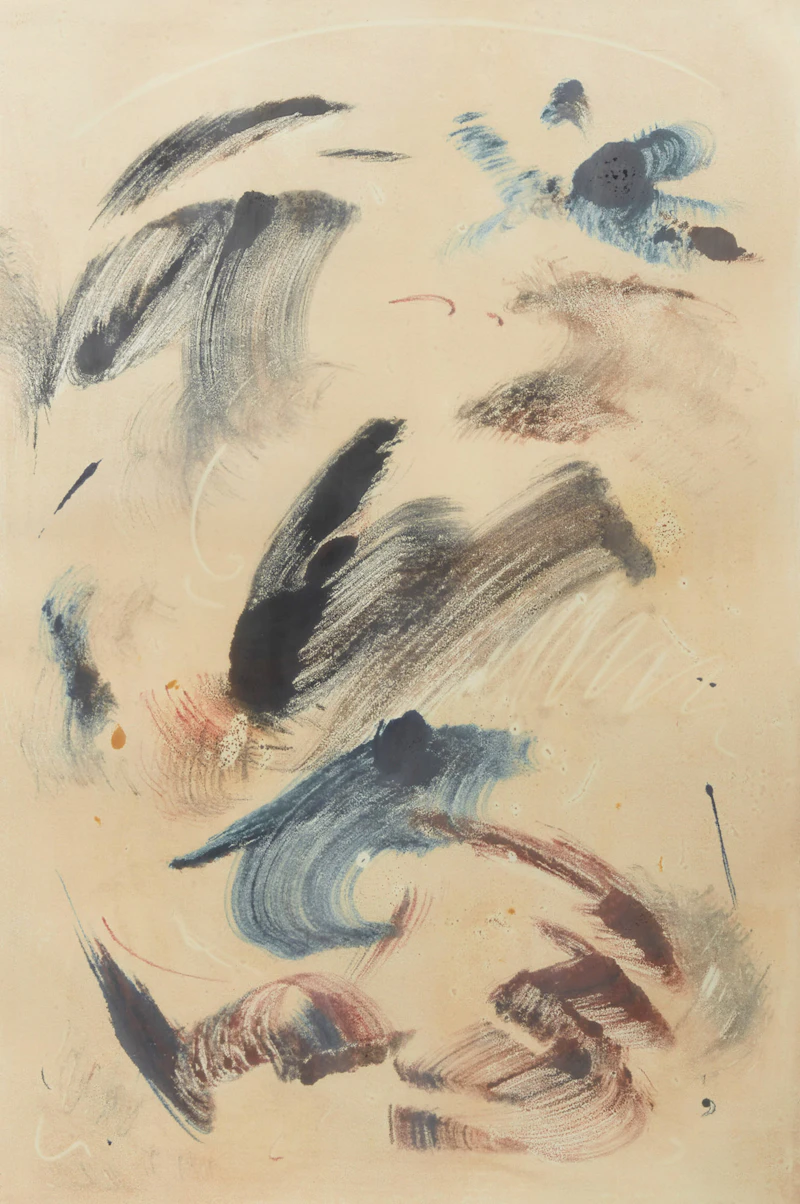 Aiko Suzuki, Untitled Abstraction, monotype, 1987 - view 1