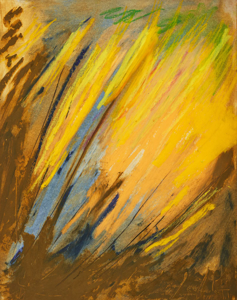 Rita Letendre, Persée de la lumière, pastel
