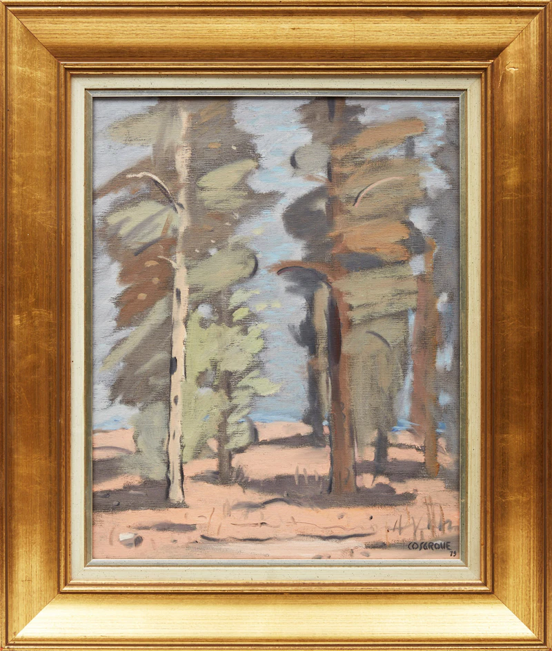 Stanley Morel Cosgrove, Trees, oil on canvas, 1979 - view 2