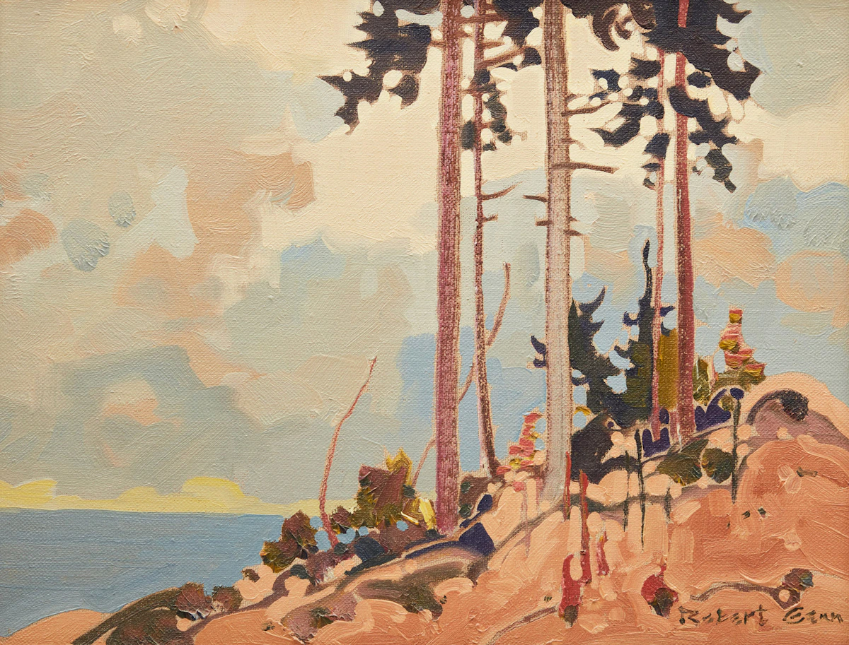 Robert Genn, Edge, Saltspring, oil on canvas, 1981