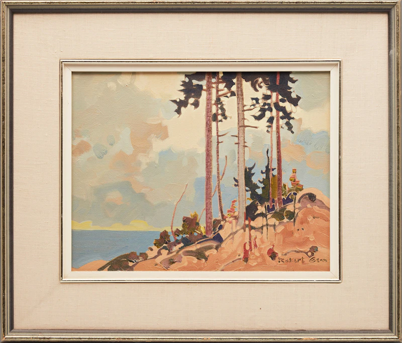 Robert Genn, Edge, Saltspring, oil on canvas, 1981 - view 2