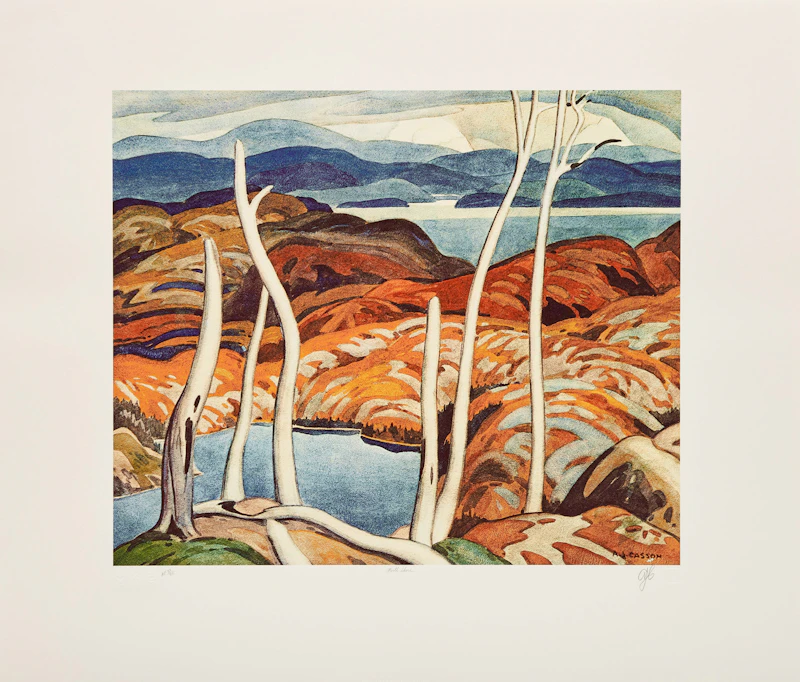 Alfred Joseph Casson, A.J. Casson: The Group of Seven Commemorative Anniversary Suite (Folio Two: Watercolours), folio of seven photolithographic reproductions