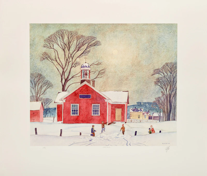Alfred Joseph Casson, A.J. Casson: The Group of Seven Commemorative Anniversary Suite (Folio Two: Watercolours), folio of seven photolithographic reproductions - view 4