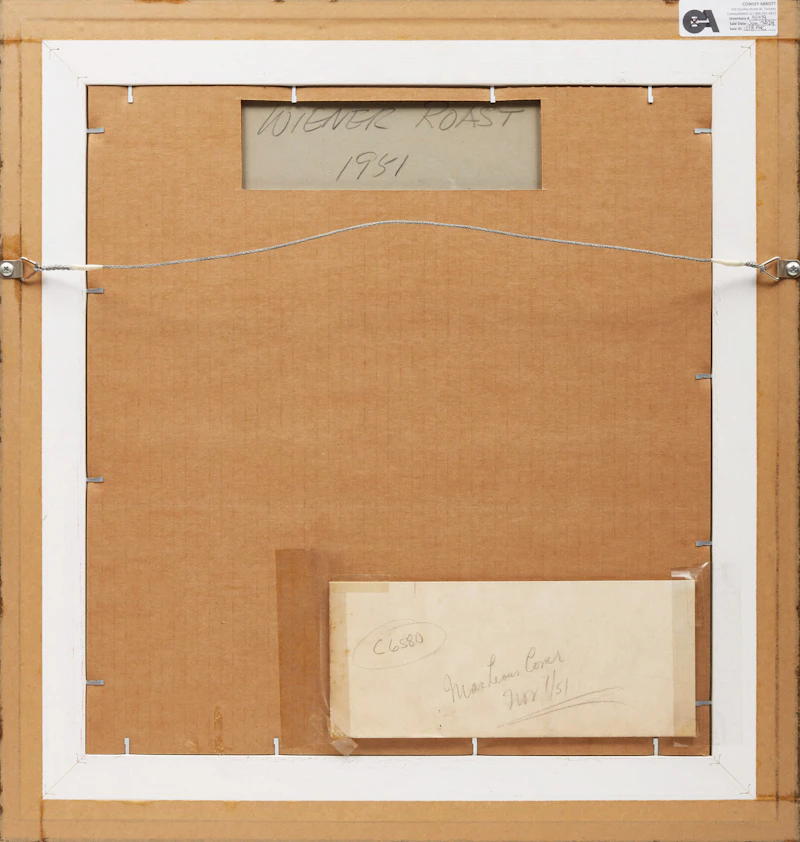 William Arthur Winter, Wiener Roast, mixed media on illustration board, 1951 - view 3