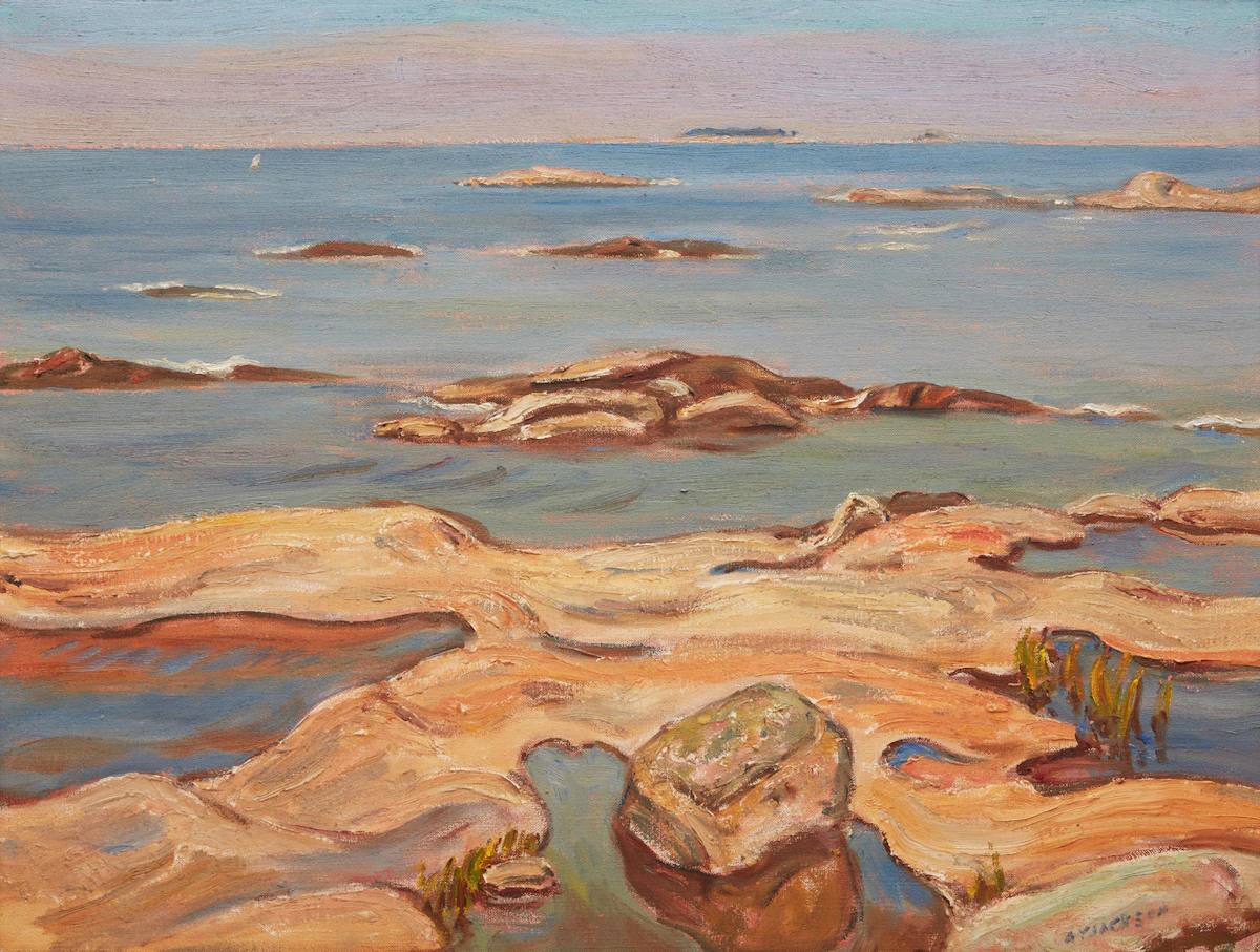 Alexander Young Jackson, Untitled (Go Home Bay, Georgian Bay), oil on canvas, circa 1958