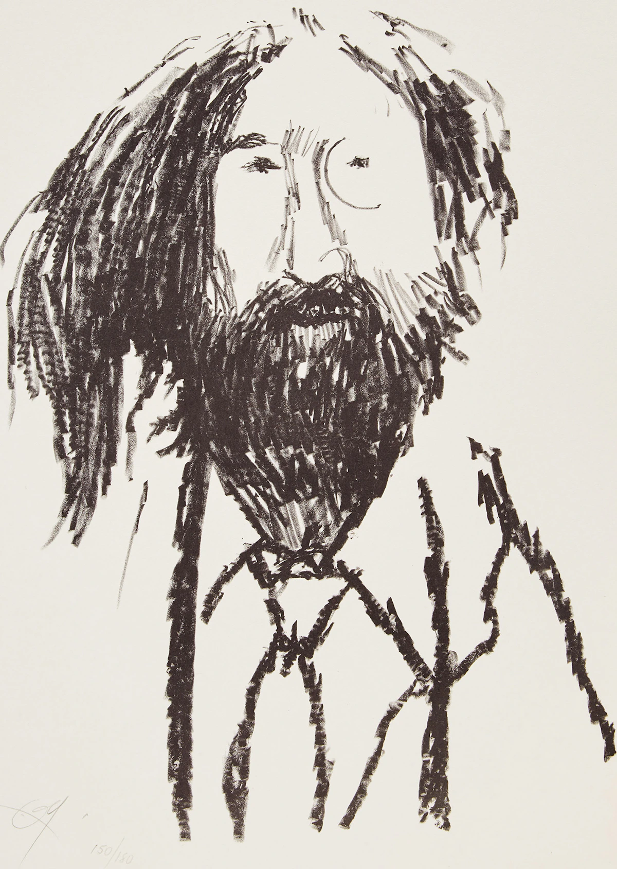 Harold Barling Town, John Lennon, lithograph, 1969