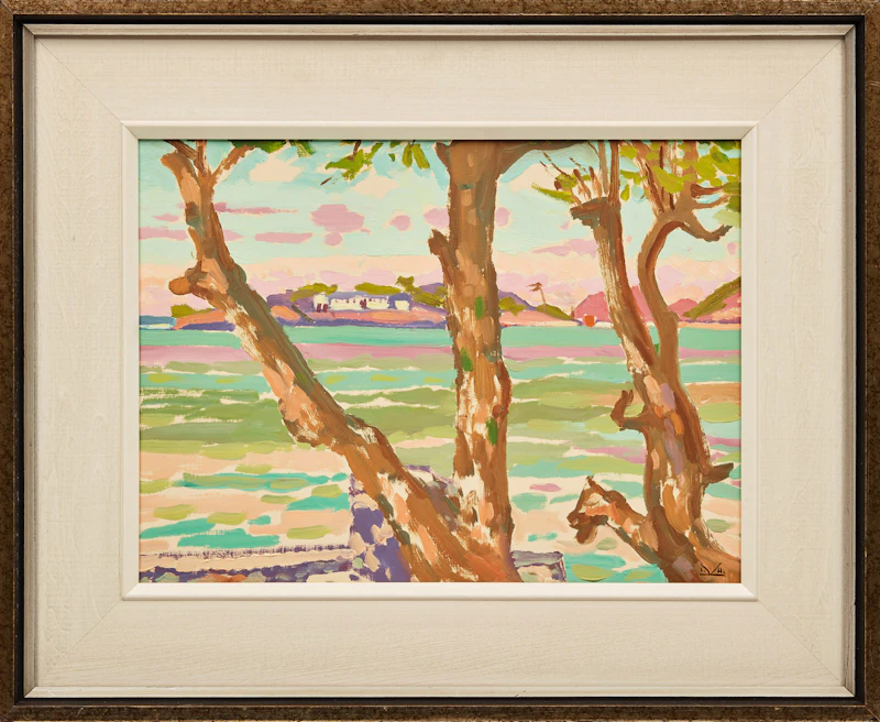 Illingworth Holey Kerr, Rat Island, St. Lucia, W.I., 1978 (From Our Verandah), oil on board, 1978 - view 2