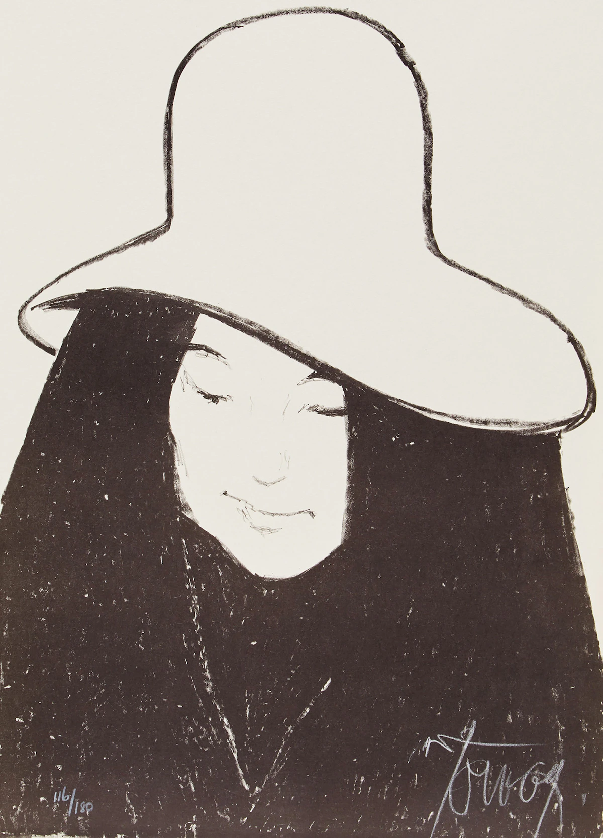 Harold Barling Town, Yoko Ono, lithograph, 1969