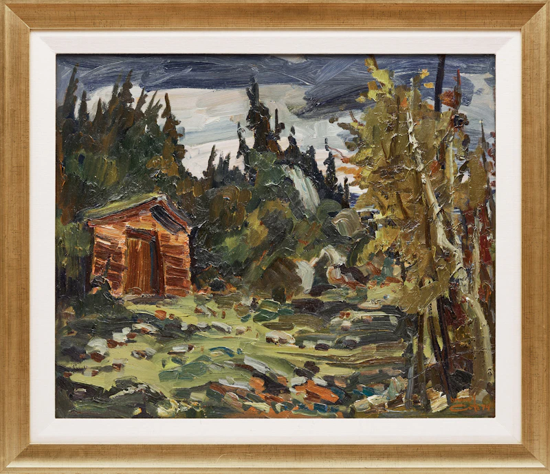 Bruno Côté, Caveau Cap-aux-oies, oil on board - view 2