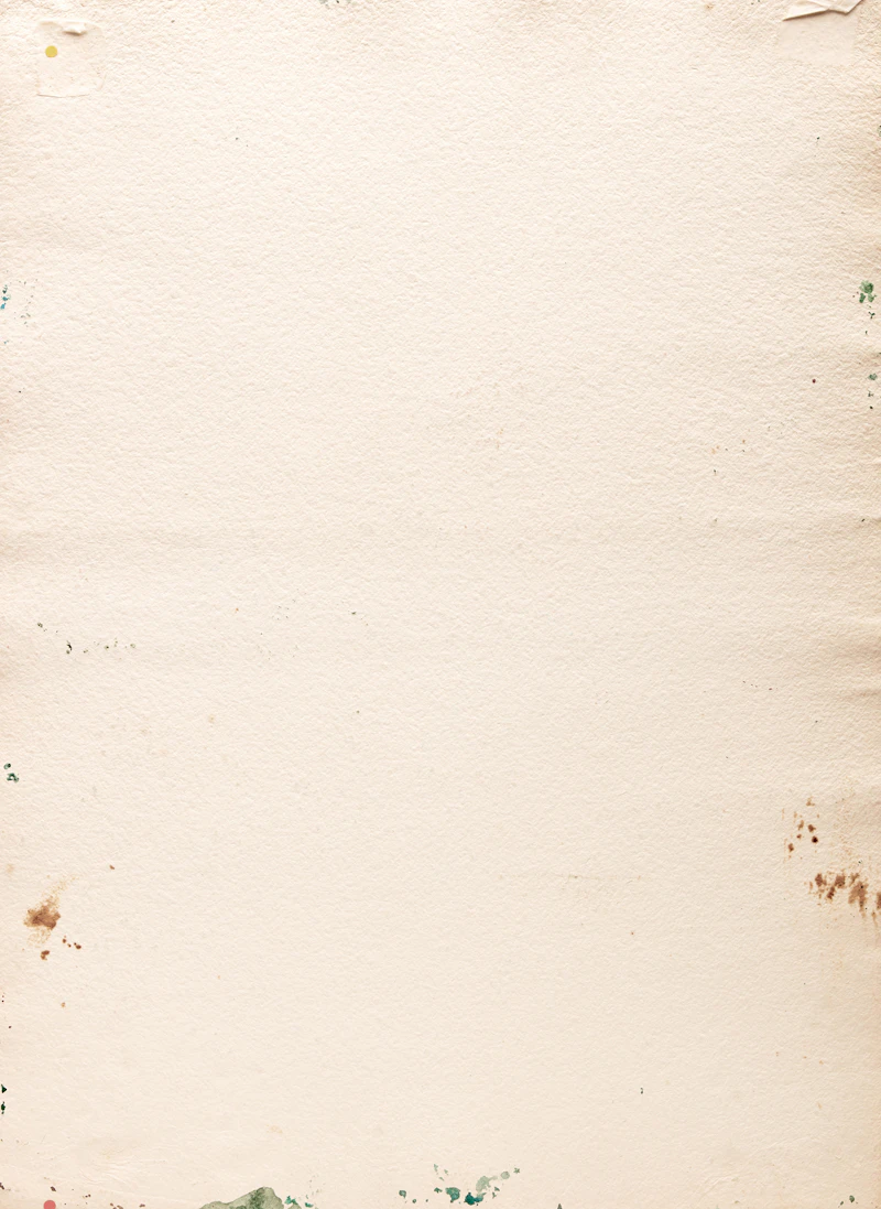 David Bolduc, Untitled Abstraction, watercolour, 1980 - view 2