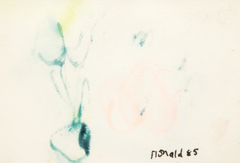 William Ronald, Two Untitled Watercolours, two watercolours, 1985 - view 4