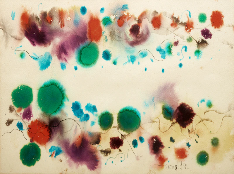 Untitled Abstract by William Ronald