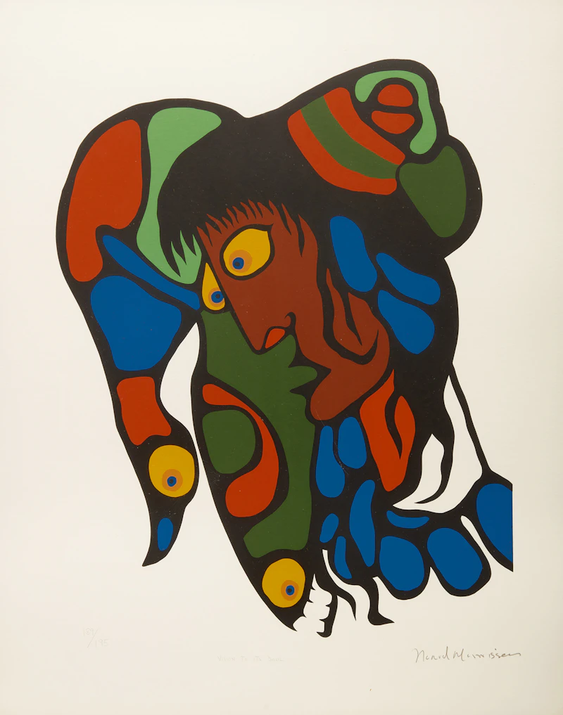 Vision To Its Soul (from the Shaman Vision Series One) by Norval Morrisseau