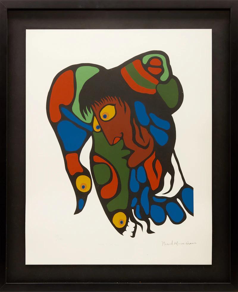 Norval Morrisseau, Vision To Its Soul (from the Shaman Vision Series One), colour serigraph - view 2