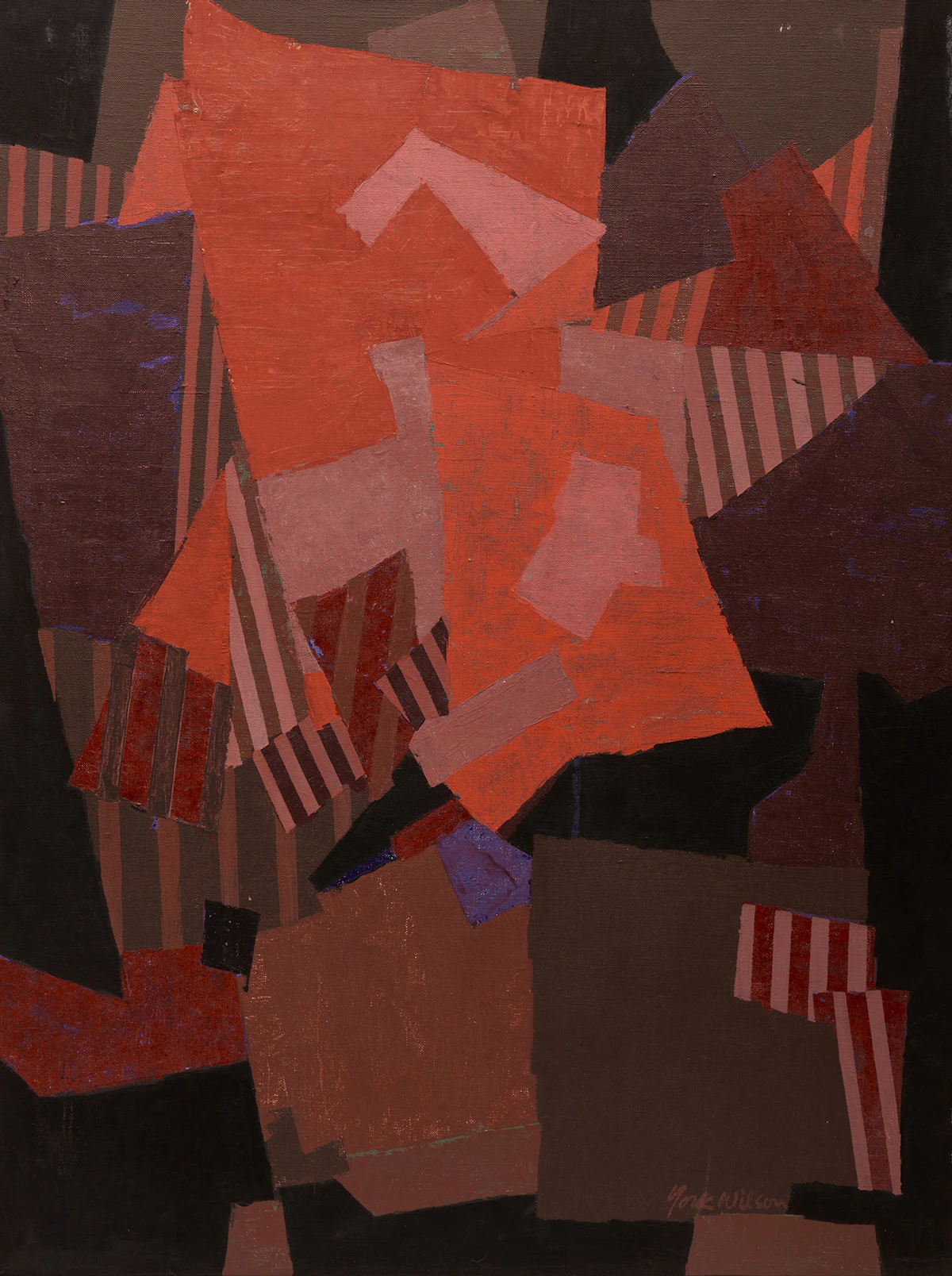 Ronald York Wilson, Oaxaco Remembered, acrylic on canvas