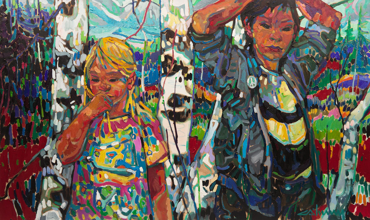Christopher Allen Henry, Ponder the Innocence, oil on canvas, 1991