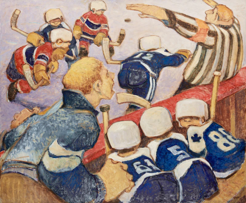 Loose Puck by John Der