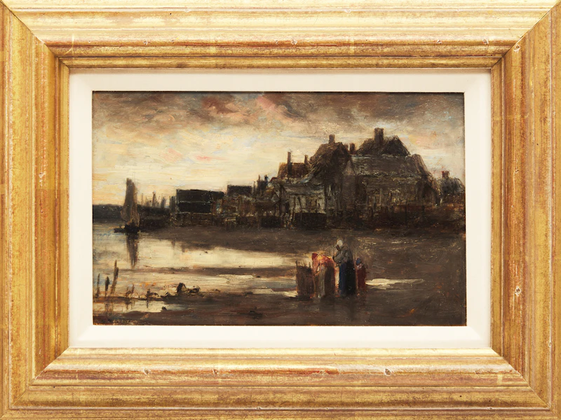 John Hammond, Fisherman's House Grafton, NB, oil on board, 1885 - view 2