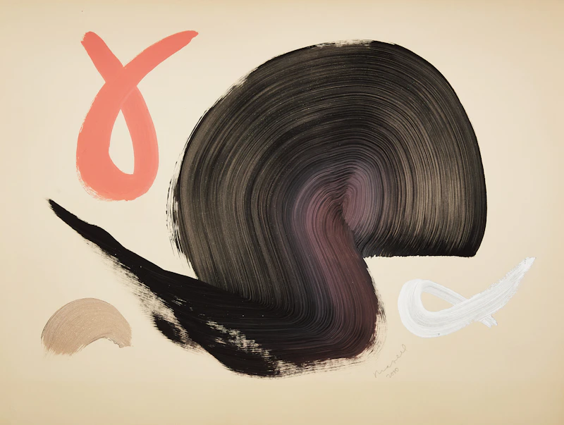Joseph Drapell, Collection of Untitled Abstractions, six acrylics on paper - view 3