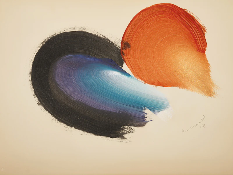 Joseph Drapell, Collection of Untitled Abstractions, six acrylics on paper - view 5