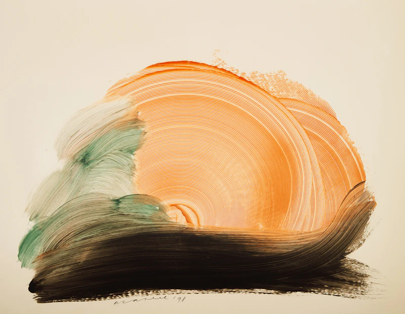 Joseph Drapell, Collection of Untitled Abstractions, six acrylics on paper - view 9