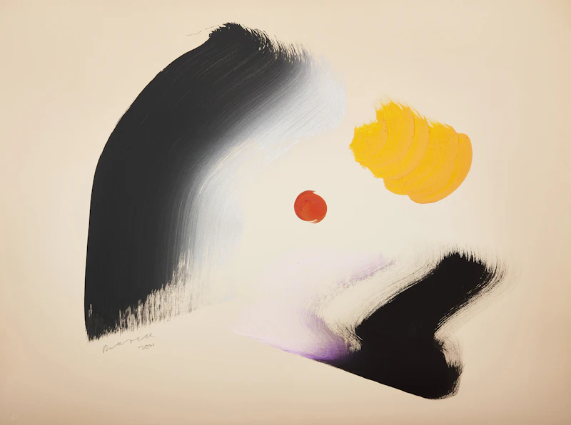 Joseph Drapell, Collection of Untitled Abstractions, six acrylics on paper - view 3