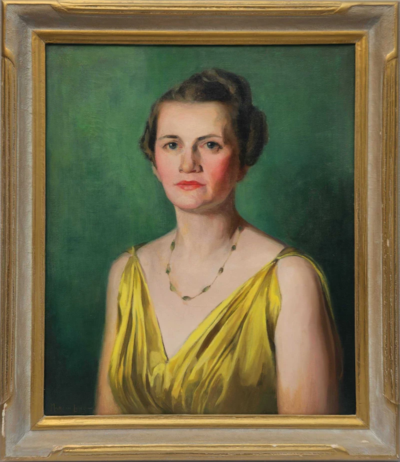 Marion Long, Portrait of Sydnie Phyllis Langdon Edwards, oil on canvas - view 2