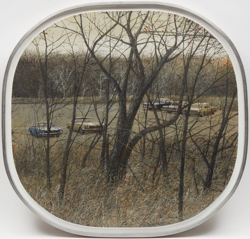 Thomas de Vany Forrestall, Park Here, egg tempera on board, 1972 - view 2