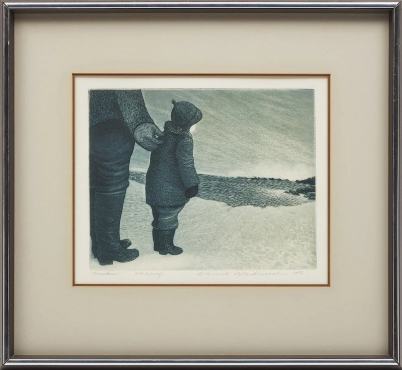 David Lloyd Blackwood, Breakers, etching - view 2