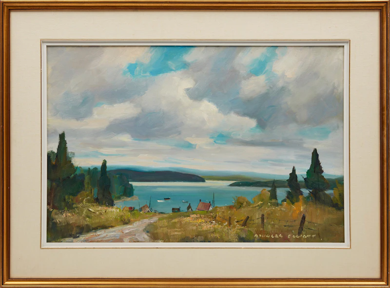 Douglas Ferguson Elliott, Vista, Nova Scotia, oil on board - view 2