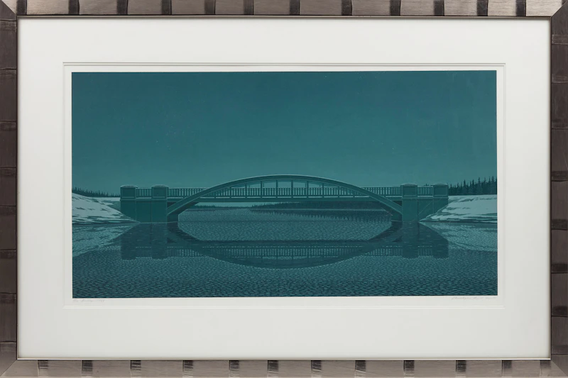Christopher Pratt, The Bridge, colour serigraph, 1989 - view 2