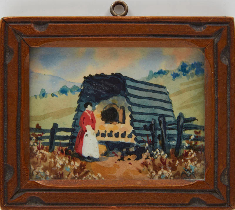 Willard Morse Mitchell, French Habitant; Covered Bridge, watercolour, 1933 - view 2