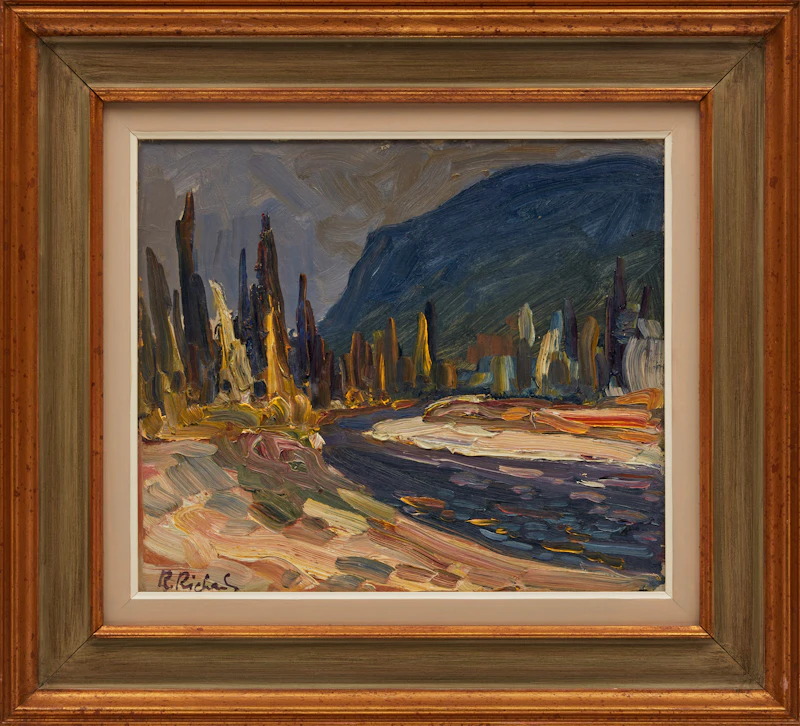René Richard, Untitled Landscape , oil on board - view 2