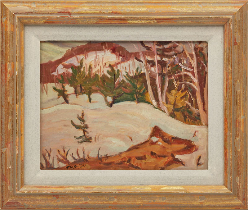 Ralph Wallace Burton, Quebec Hillside, oil on panel - view 2