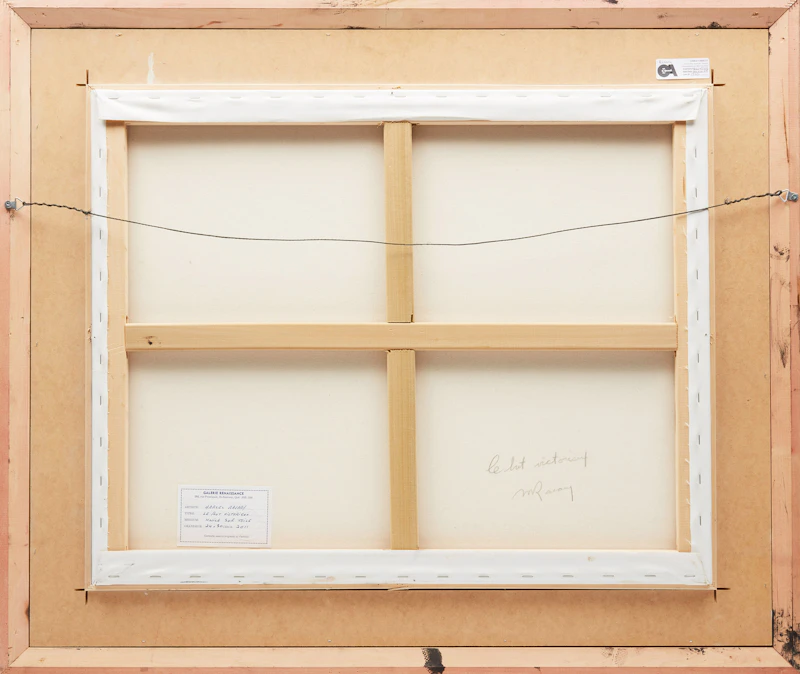 Marcel Ravary, Le but victorieux, oil on canvas, 2011 - view 3