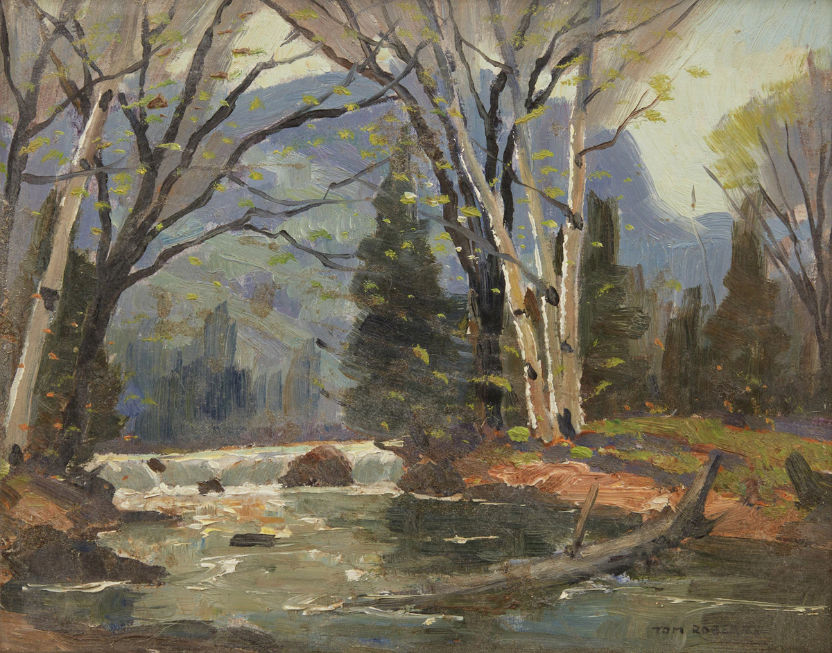 Thomas Keith Roberts, Early May, oil on board