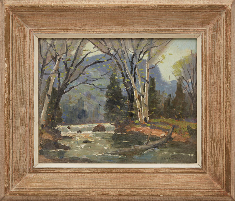 Thomas Keith Roberts, Early May, oil on board - view 2