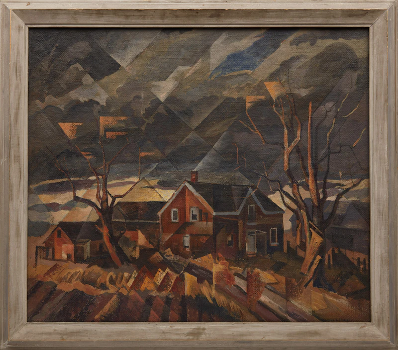Frederick Alexander Fraser, Untitled (Before the Storm) , oil on canvas, circa 1950 - view 2