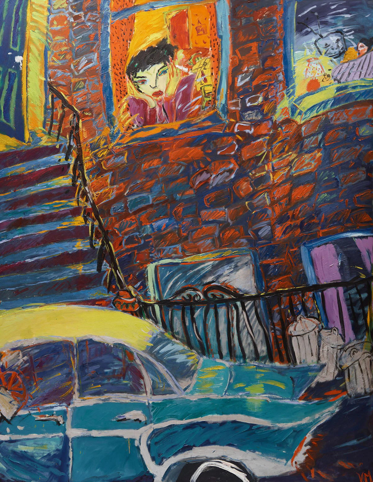 Vicky Marshall, Late, oil on canvas, 1982