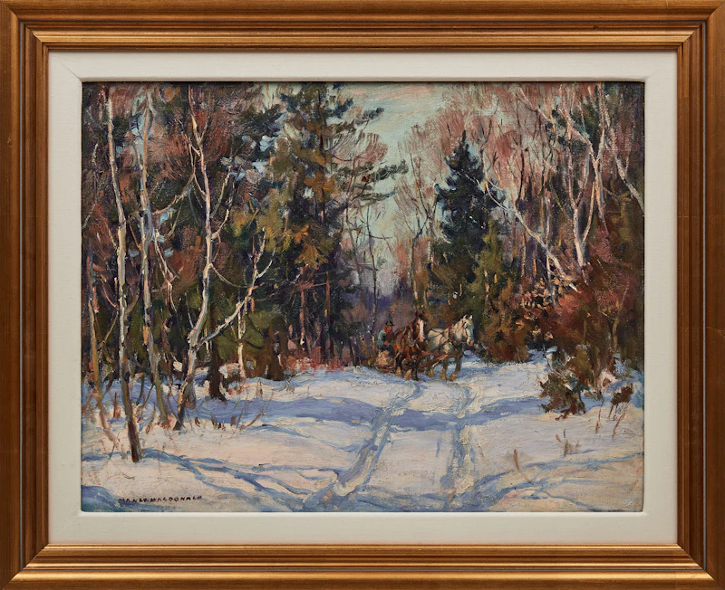 Manly Edward MacDonald, Bush Road, oil on canvas - view 2