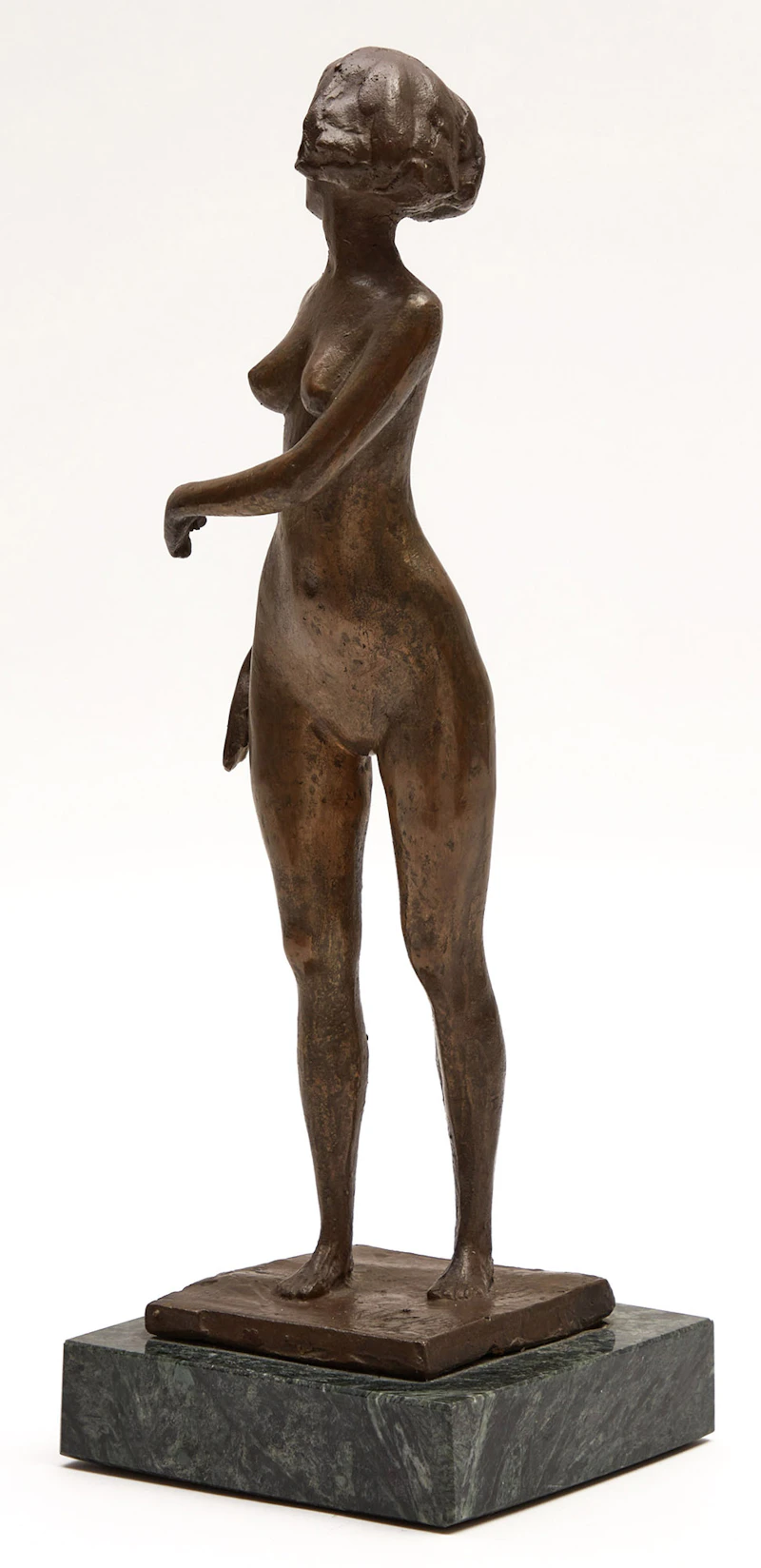 William Hodd McElcheran, Female Nude, Standing, bronze with marble base, 1969 - view 3